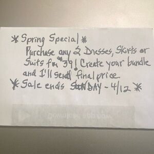 🌷🌷SPRING SPECIAL🌷🌷